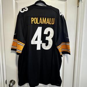 Nike NFL On Field Pittsburgh Steelers Polamalu #43 Jersey XXL